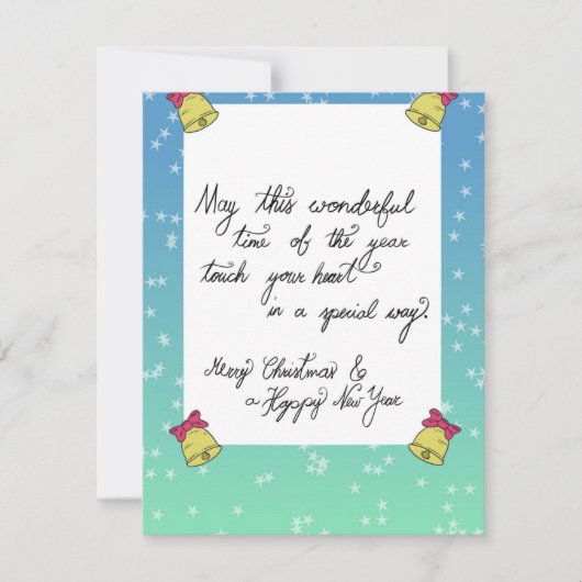 Saisonangebot Flat Holiday Card Feiertagskarte (Vorderseite)