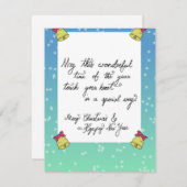 Saisonangebot Flat Holiday Card Feiertagskarte (Vorne/Hinten)