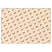 Saisondesign mit Efeu-Blättern und Weihnachtsrobin Tischdecke (Vorderseite (Horizontal))