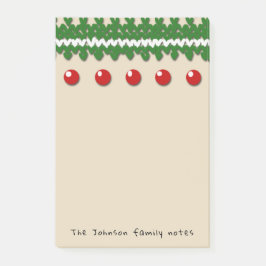 Saisonfamilien-Anmerkungen mit kundenspezifischem Post-it Klebezettel