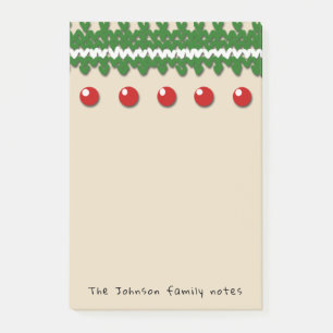 Saisonfamilien-Anmerkungen mit kundenspezifischem Post-it Klebezettel