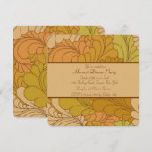 Saisonfarbeinladung Einladung (Vorne/Hinten)