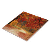 Saisonfarben des Herbstes  Fliese (Seite)