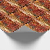 Saisonfarben des Herbstes Geschenkpapier (Ecke)