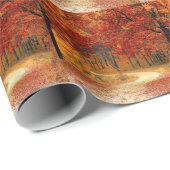 Saisonfarben des Herbstes Geschenkpapier (Rolleneckpunkt)