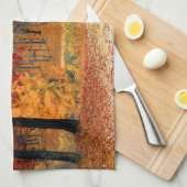 Saisonfarben des Herbstes Geschirrtuch (Viertel Falte)