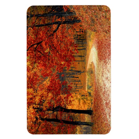 Saisonfarben des Herbstes Magnet (Vertikal)