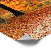 Saisonfarben des Herbstes Poster (Ecke)