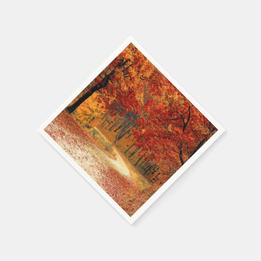 Saisonfarben des Herbstes Serviette (Ecke)