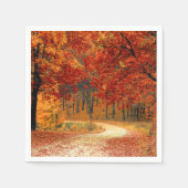 Saisonfarben des Herbstes Serviette (Vorderseite)