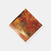 Saisonfarben des Herbstes Serviette (Ecke)