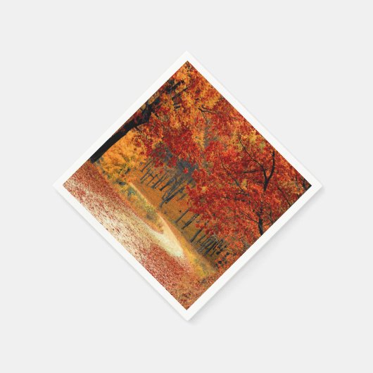 Saisonfarben des Herbstes Serviette (Ecke)