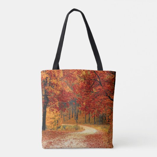 Saisonfarben des Herbstes Tasche (Rückseite)