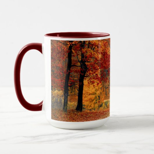 Saisonfarben des Herbstes Tasse (Links)