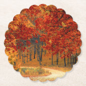 Saisonfarben des Herbstes Untersetzer (Vorderseite)