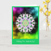Saisonfreudigkeit Karte (Gelbe Blume)