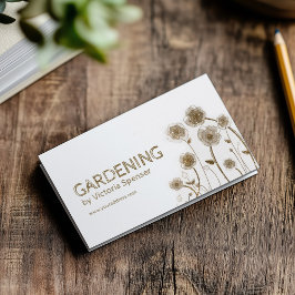 Saisongärtner für Frühlings- und Herbstreinigung Visitenkarte