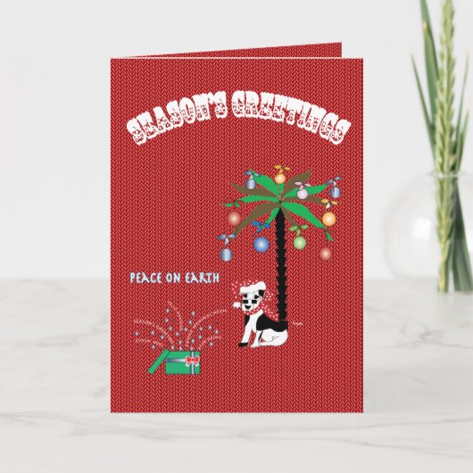 Saisongrüße/glückliche Ferien - Weltfrieden Feiertagskarte (Vorderseite)