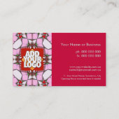 Saisongrusskarte Visitenkarte (Rückseite)