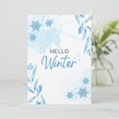 Saisonkarten Feiertagskarte (Stehend Vorderseite)