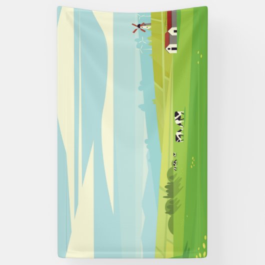 Saisonlandschaft Banner (Vertikal)