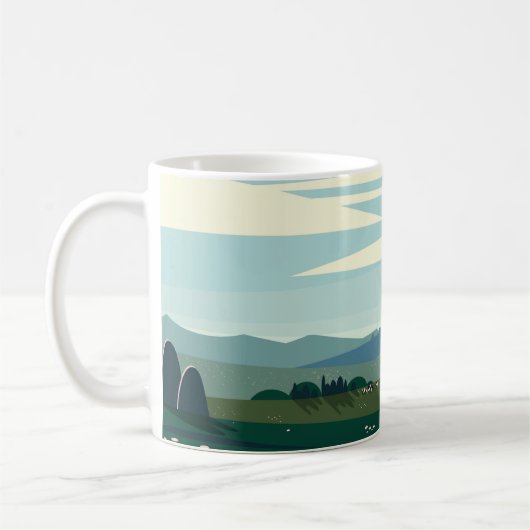 Saisonlandschaft Kaffeetasse (Links)
