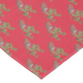 Saisonrobin und Efeu zu Weihnachten Tischdecke (Schrägansicht)