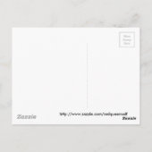 Saisons ändern T-Shirts Postkarte (Rückseite)