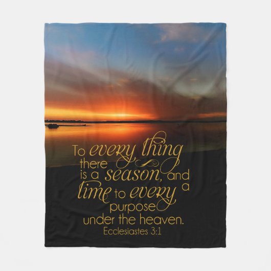 Saisons Fleecedecke (Vorderseite)