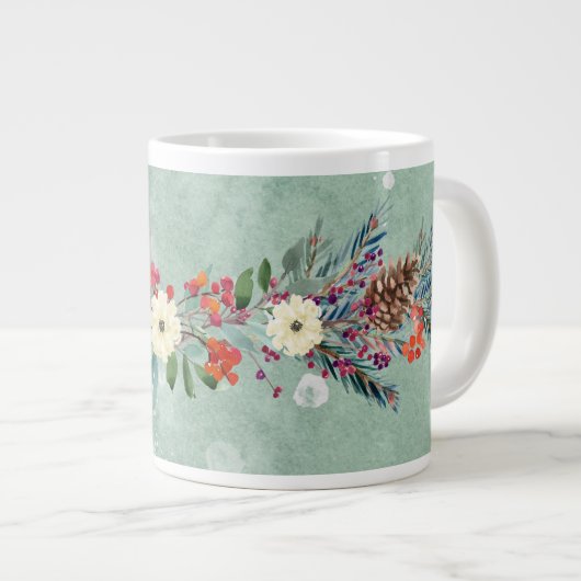 Saisons Geetings vom Waldgeschenk Jumbo-Tasse (Vorderseite Rechts)