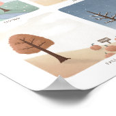 Saisons Lehrer Homeschool Dekoration (Ecke)