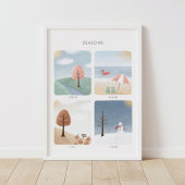 Saisons Lehrer Homeschool Dekoration