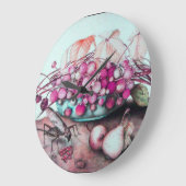 SAISON'S OBITS, STRAWBERRIES PEARS UND CICADA GROßE WANDUHR (Winkel)