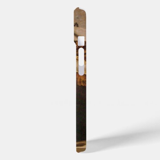 SAISON'S OBITS - WOHLSTAND gelb braun schwarz Case-Mate iPhone Hülle (Rückseite / Links)