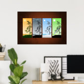 Saisons Poster (Heimbüro)