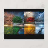 Saisons Postkarte (Vorderseite)