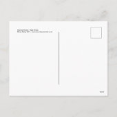 Saisonschwäne Weihnachtspostkarte Feiertagspostkarte (Rückseite)