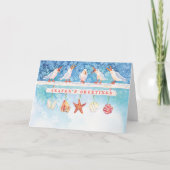 Saisonseemöwen Feiertagskarte (Vorderseite)