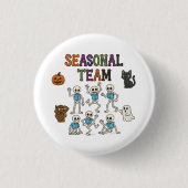 Saisonteam Halloween Button (Vorderseite)