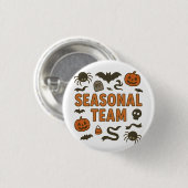Saisonteam Halloween Button (Vorne & Hinten)