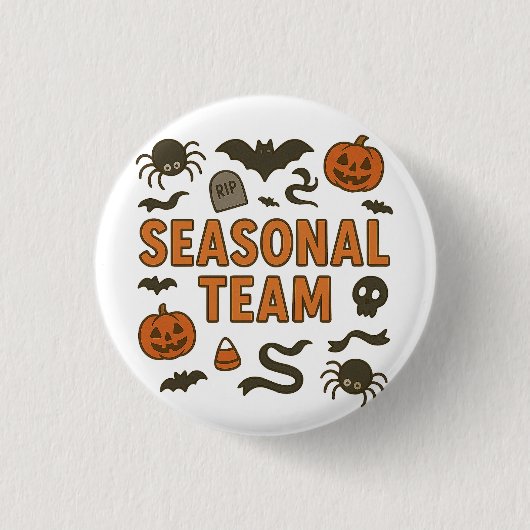 Saisonteam Halloween Button (Vorderseite)