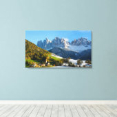Saisonwechsel in den Dolomiten Leinwanddruck (Insitu (Holzboden))