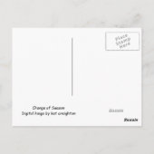 Saisonwechsel Postkarte (Rückseite)