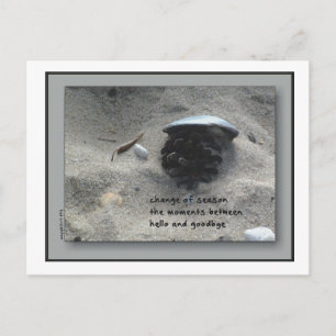 Saisonwechsel Postkarte