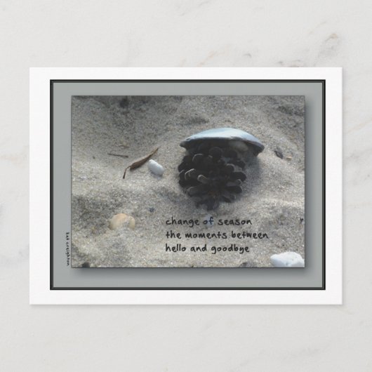 Saisonwechsel Postkarte (Vorderseite)