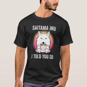 Saitama Inu Coin Krypto Token Kryptowährung Walle T-Shirt