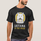 Saitama Inu-Münzmillionär Saitama zum Mond T-Shirt (Vorderseite)