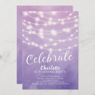 Saitenbeleuchtung feiert Erwachsenenbildung zum Ge Einladung