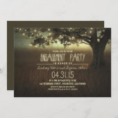 Saitenleuchten rustikale Einladung (Vorne/Hinten)