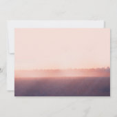 Saitenleuchten rustikale Hochzeitseinladung Einladung (Rückseite)